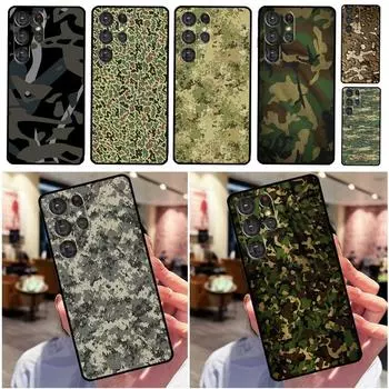 Камуфляжная военная задняя крышка для Samsung Galaxy S20 FE S21 FE S22 Ultra Note 20 10 S8 S9 S10 S22 Plus Galaxy S10