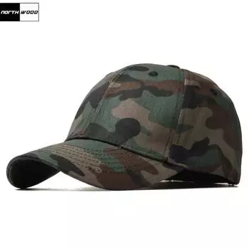 Камуфляжные бейсболки NORTHWOOD для мужчин и женщин, уличные камуфляжные бейсболки с костями, мужские кепки-дальнобойщики
