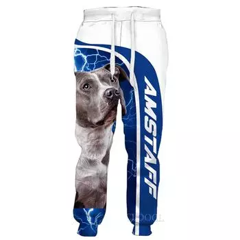 Камуфляжные брюки Y2k для мужчин, с изображением колли, 3D-принт, мужские спортивные штаны для кемпинга, рыбалки, повседневной уличной одежды, для бега на открытом воздухе S
