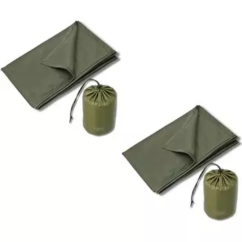 KAMUNA Blanket 100 x 140cm Compact Portable Disaster Prevention Travel x (OD 2)