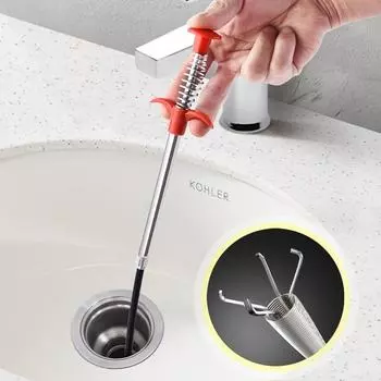 Канализационный драгер с крюком-грейфером, очиститель проволоки для очистки трубопровода, 4-клешневой разблокировщик, многофункциональный драгер, туалет Divine Claw