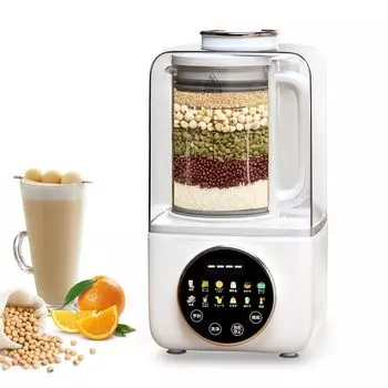 KANBLL Нагревание соевого молока Соевое молоко Большая мощность перемешивания Мощность нагрева 14 предустановленных режимов приготовления Резервирование нагрева Тепловой электрический и соевый молоковар