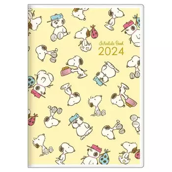 Канцелярия Sunstar Snoopy 2024 S2957027 Планировщик, Ежемесячный, B6, Флаер,