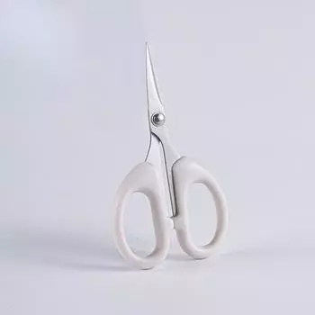Канцелярские ножницы Бытовые Кухонные Швейные Ножи для резки бумаги Нержавеющая сталь Ручная работа Художественные НожиНожницы 12cm*7cm белый