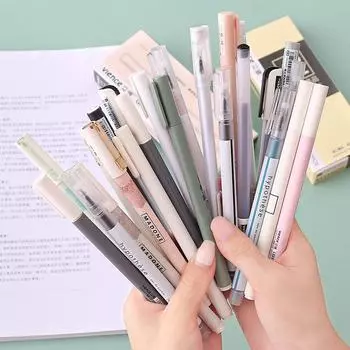 Канцелярские принадлежности 0,5 мм Нейтральная ручка Learn Office Signature Pen Press The Black Pen elite series/10pcs