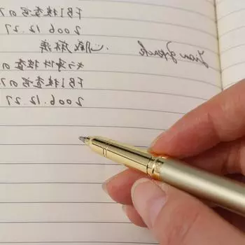 Канцелярские принадлежности Металлическая деловая ручка для подписи Металлическая шариковая ручка Золотая шариковая ручка-роллер для детей 1 pc