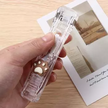 Канцелярские принадлежности Скрепки для бумаги Скрепка Push Clamp Степлер Удаитель скоб Зажимы для закусок Push Clip 08