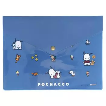 Канцелярские принадлежности Sunstar Sanrio Pouch Flat Case A5 Retro Sanrio Characters Pochacco S8726361