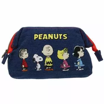 Канцелярские принадлежности Sunstar Snoopy Wire Pen Pouch Denim Embroidery Blue S2288125 синий