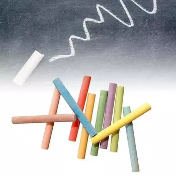 Канцелярские товары, 12 палочек, беспыльный мел для рисования, школьные канцелярские товары с ластиком для доски 3 Boxes