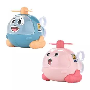 Канцелярские товары для детей | Набор канцелярских принадлежностей «Самолет 6 в 1» для мальчиков и девочек | Прячет ножницы, точилку для карандашей, браслет с линейкой, ластик, степлер, карандаш, синий