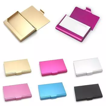 Канцелярские товары для карточек из алюминиевого сплава, 1 ПК, емкость 22 листа серебряный