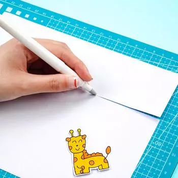 Канцелярские товары Керамические лезвия Износостойкий блокнот Газетный резак для бумаги Ручной нож для резки белый