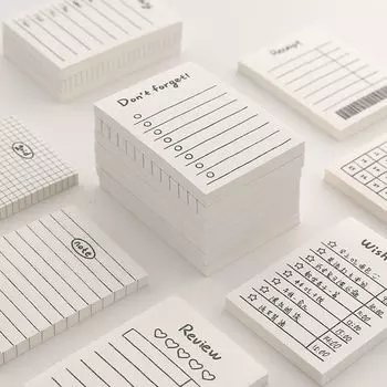 Канцелярские товары Контрольный список План-блокнот Блокнот Липкие заметки Отрывной блокнот Список дел Блокноты для заметок i can do it