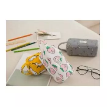 Канцелярские товары, простая сумка для ручек с героями мультфильмов, косметичка, сумка для ручек, холщовая сумка большой вместимости