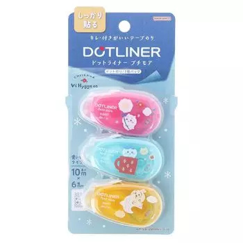 Канцелярские товары Sunstar Chikawa Клейкая лента в горошек Petit More Hygge S3721469