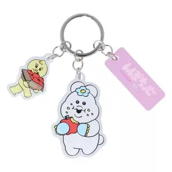 Канцелярские товары Sunstar Npochamu Тройной кролик в Npochamu B S8345830 Брелок, Акрил, Трусики, Канцелярские товары, Узор,