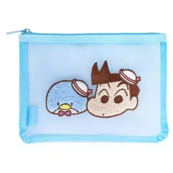 Канцелярские товары Sunstar Сумка Sanrio Сумка Sagara Embroidery Mesh Crayon x Sanrio x Tuxedo Sam S2321866 Шин-чан Казама-кун