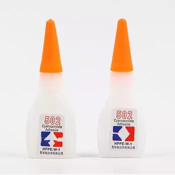 Канцелярские товары Суперсильный быстросохнущий клей 502 Мгновенный сильный следящий агент обувной клей