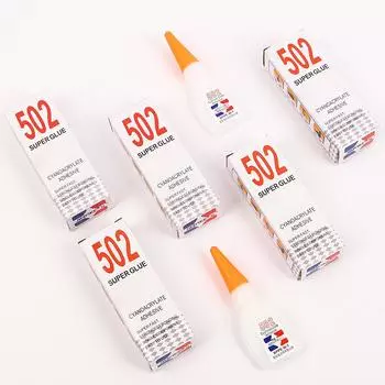 Канцелярские товары Суперсильный быстросохнущий клей 502 Мгновенный сильный следящий агент обувной клей 9*3