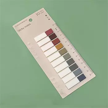 Канцелярские товары Закладки Блокнот Индексные наклейки Разноцветные липкие заметки Наклейки для этикеток Флажки-разделители Блок для заметок 05