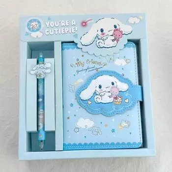 Канцелярский набор Sanrio, блокнот, шариковая ручка, популярный персонаж в Корее