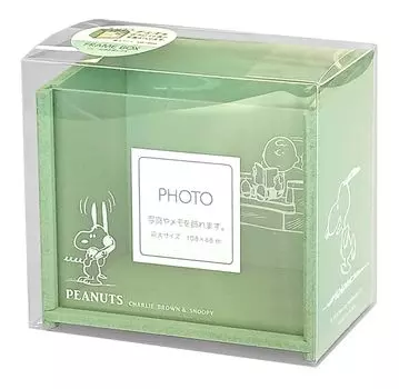 Канцелярский ящик Nagano Factory Snoopy с фоторамкой SN1700 Ш115 x В103 x Г64 мм