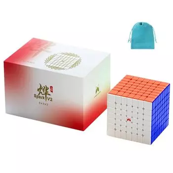 Kancharo XMD Series Competitive Cube with Magnet 7x7 [With Pouch/Genuine Product] (Stickerless, (Spark V2))