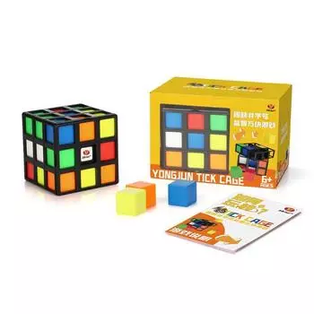 Kancharo YJ Tick Cage Tick Cage Cube Type 3D Tic Tac Toe Puzzle Block Game Tic Tac Toe Cage