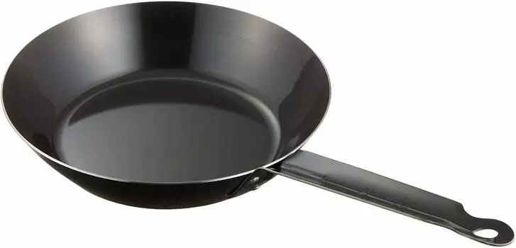 Kanda Kanda Iron Pot Сковорода Железо 20 см Толщина Сделано в Японии Толстое дно IH Совместимо Стейк На Открытом Воздухе 018137 1,6 мм чёрный