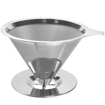 kanda KD Coffee Dripper Stainless Steel Paperless 2 Layer Ultra Mesh 159071
