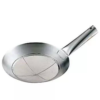 kanda KD Oil нержавеющая сталь, пищевая, масло 001091, крыло, сталь, 24 см, Япония, Tsubame-Sanjo, Шарлин в стиле Ами, дуршлаг, для фритюра серебряный