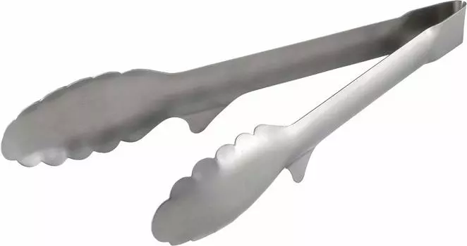 Kanda KD Stainless Made in Cooking Home Spring Material 083176 Tongs, Steel, 24cm, Japan, Tongs, Outdoor, Use, Meat, Pasta,