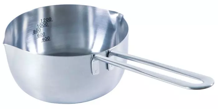 Kanda KD Yukihira Stainless Made in Совместимость с IH и для коммерческого и домашнего использования, одинаковая ручка 019172 Кастрюля, сталь, 18 см, Япония, газ, серебряный