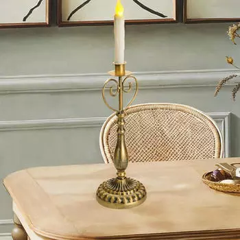 Канделябры железный подсвечник отель домашний металлический подсвечник подставка для свечей для столовой, кухни, Single Arm