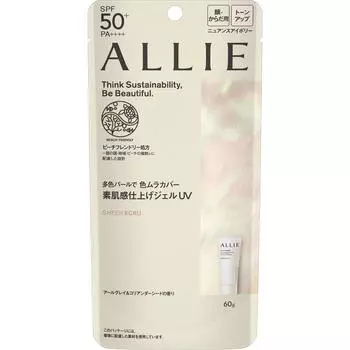 Kanebo Ally Chrono Beauty Tone Up UV 03 60 г Солнцезащитное средство для лица и шеи. После подготовки кожи с помощью основных косметических средств нанесите необходимое количество средства на лицо и шею.