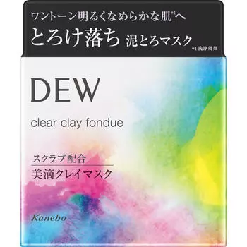 Kanebo DEW Clear Clay Fondue 90 г очищающее средство для лица (Другой) Использование -Примерно 2 чашки (около 5 см в диаметре) за использование - это стандартная сумма. После того, как cle