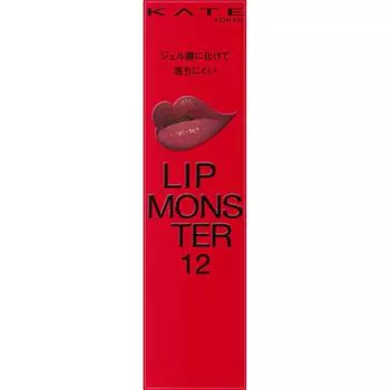 Kanebo Kate Kate Lip Monster 12 3 г Косметика для губ. Используйте ее, раскатывая примерно на 1,5 см.. Макияж для рта