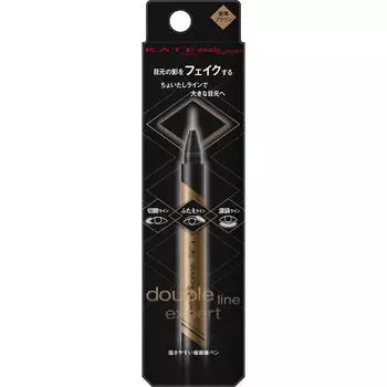 Канебо Кейт Кейт Эксперт по двойным линиям (Ультратонкий Коричневый) LB-1 Подводка для глаз Если вам кажется, что она размыта и ее трудно рисовать, воспользуйтесь бумажной салфеткой.