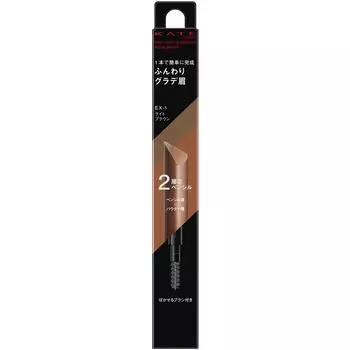 Канебо Кейт (узнать больше) Карандаш для бровей Kate 2 Color Gradation Brow Pencil EX-1 0,2 г Макияж глаз Брови Используйте слой пудры, чтобы прорисовать всю бровь сверху вниз