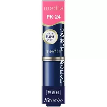 Kanebo Media Creamy Lasting Lip A PK-24 Макияж для губ Используйте 1,5 см помады. Макияж для рта