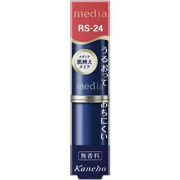Kanebo Media Creamy Lasting Lip A RS-24 3g Mouth Makeup Используйте 1,5 см помады. Макияж для рта
