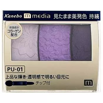 Kanebo Media Градиентные тени для век Цвет PU-01