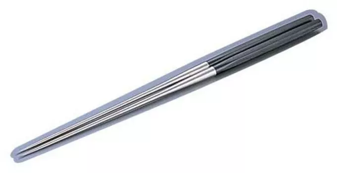 Kaneguchi Seisakusho Honyaki Шестигранные палочки с ручкой 135 мм 2113 Наконечники из нержавеющей стали Япония BML1604 серебряный