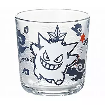 Kaneshotouki 140164 Стеклянный стакан Pokemon Gengar, 3,1 дюйма (8 см), Вырезать картинку Touch