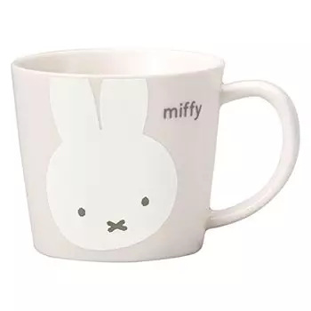 Kaneshotouki 288101 Dick Bruna Miffy Mug, Medium, Approx. 9.5 fl oz (280 ml), Miffy White Face, Standard, Made in Japan