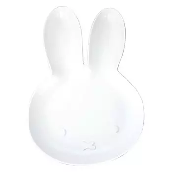 Kaneshotouki Dick Bruna Dish Plate L 22 x 30cm Die Cut White 200102 Miffy Approx. белый