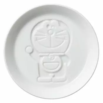 Kaneshotouki Soy Sauce Plate Floating Halo Tableware Small Plate Doraemon Goods Adult Present Soy Sauce Plate Approximately 8cm Diameter Microwave белый