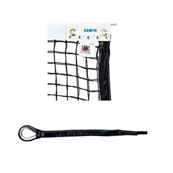 KANEYA Rigid tennis net double surrounding all weather Dyneema BK Black (upper net, tape, type) K-1228DY
