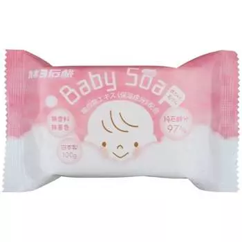 Kaneyo Soap Baby Soap 100g Contains Peach Leaf Extract, Unscented and Colored, Made in Japan
